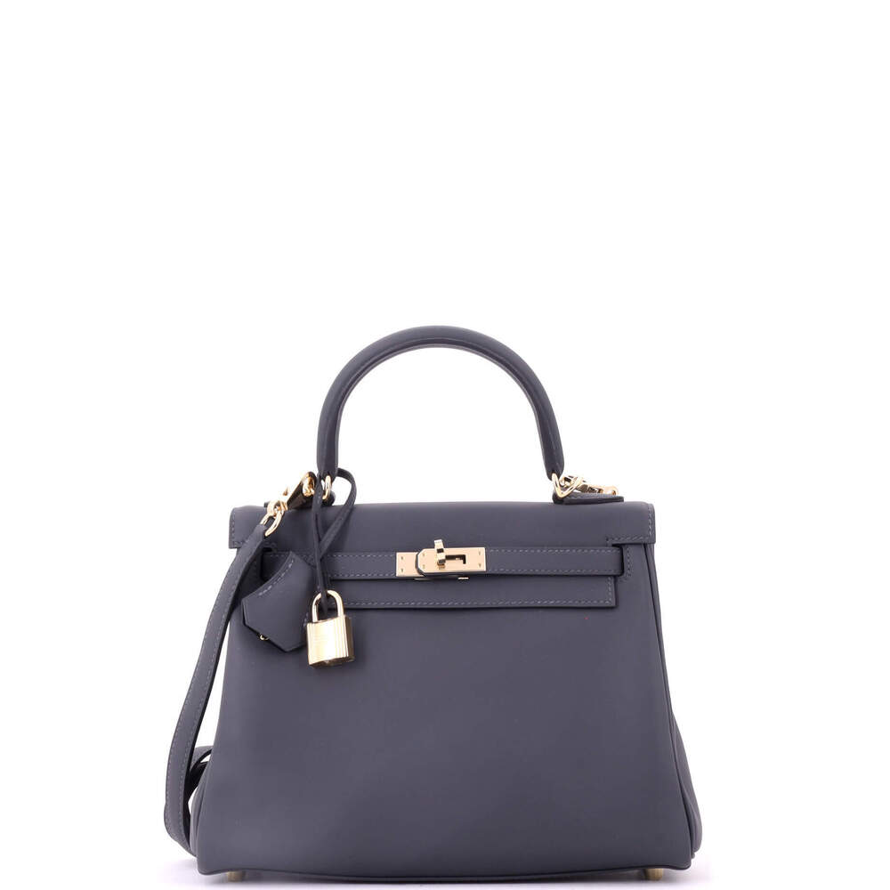 Hermes Kelly 25 Verso Swift with Permabrass Hardware